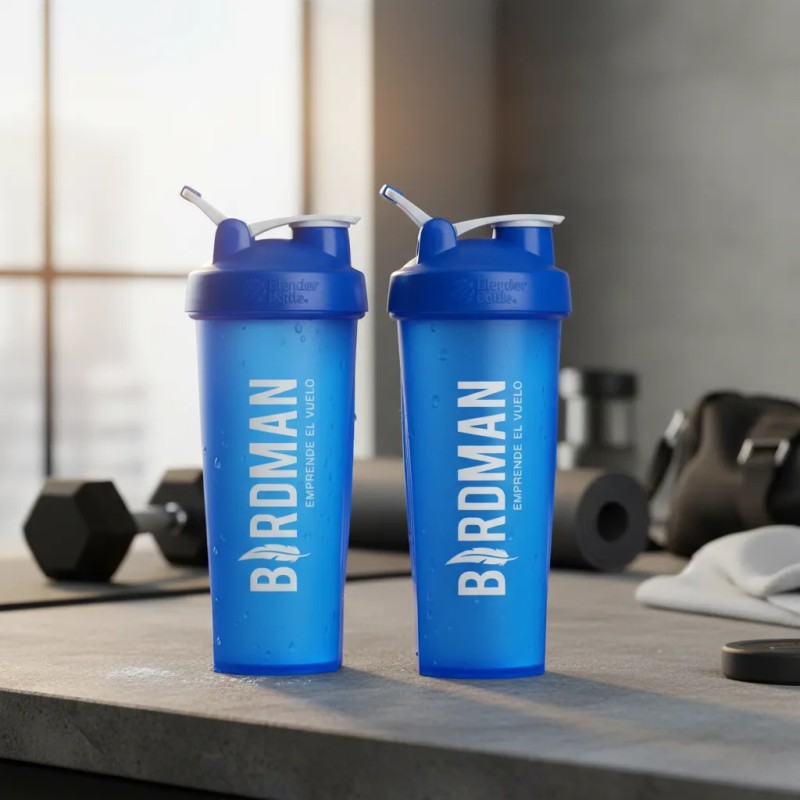 Birdman Kit 2 Vasos Shaker Para Proteína 600ml Bpa Free