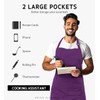 Syntus 12 Pack Bib Apron, Unisex Aprons Adjustable Waterdrop Resistant