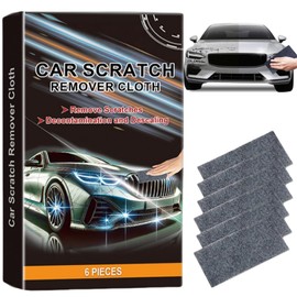 6PCS Nano Spa/rkle Cloth for Car Scratches,Car Scratch Repair,Nano Ma/gic Cloth for Car Scratch Repair,Multi-Purpose Car Polishing and Cleaning Cloth for Car,Surface Polishing Tool