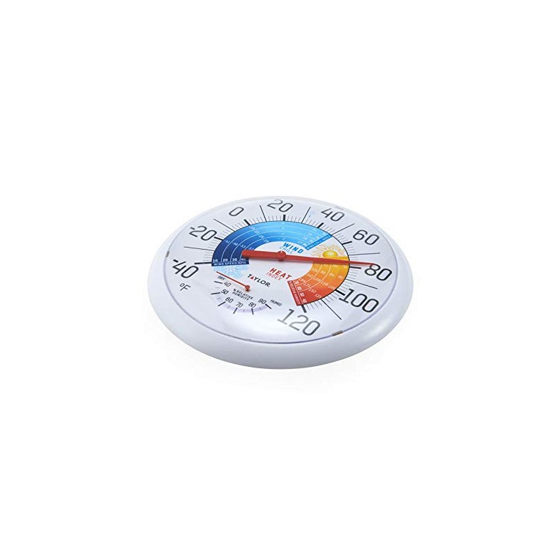 Taylor Wind Chill/Heat Index Thermometer & Hygrometer, Indoor Outdoor Wireless