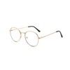 LIPIODOL Round Glasses Metal Frame Retro Fashion Blue Light Blocking