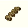 1/2" NPT Male to 3/8" NPT Male Brass Hex Nipple