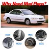 BDFHYK Mud Flaps Splash Guards 4PCS Front & Rear Side