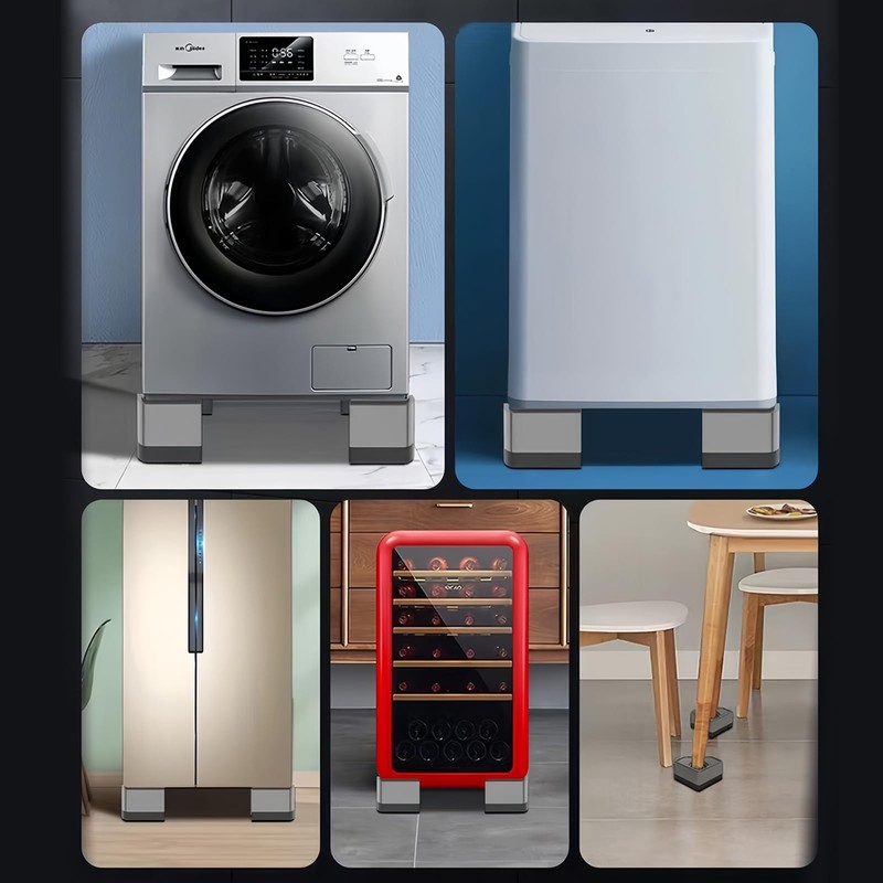 Tibapla 4 Pcs Washing Machine Rubber Feet Pads, 4.5cm High