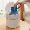 Hapivida Mini Desktop Rubbish, Mini Desk Waste with Lid, Small