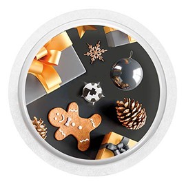 2X Golden Christmas - Sticker Skin for Freestyle Libre sensors