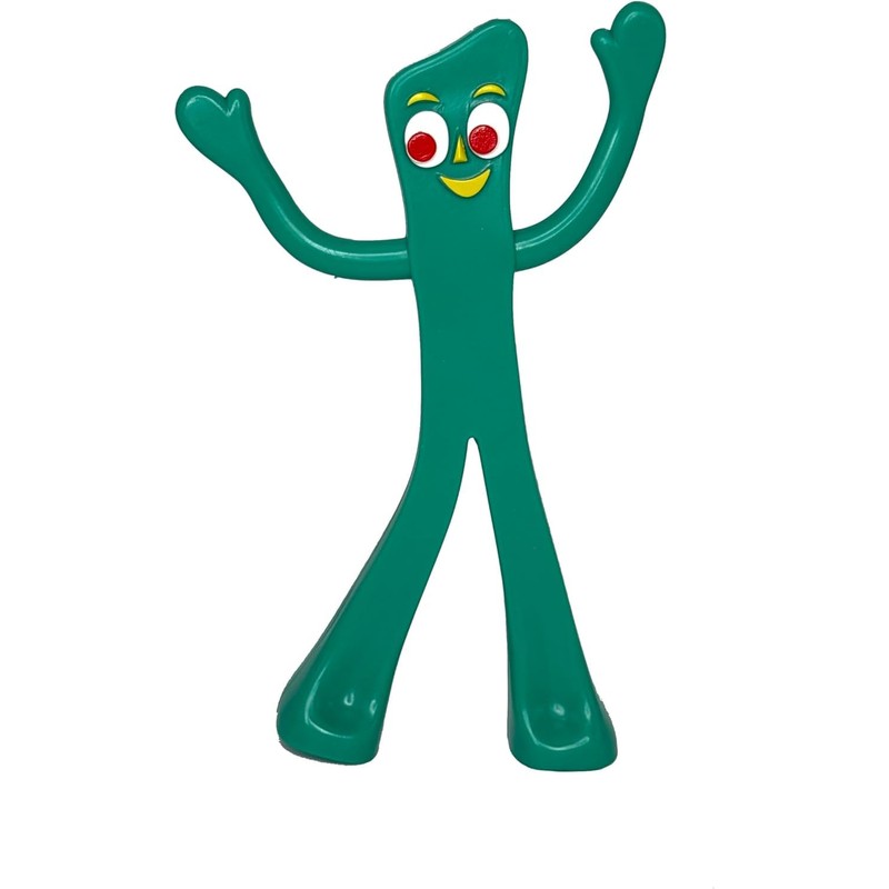 NJ Croce Gumby 6" Bendable & Posable Figure Fun Nostalgic
