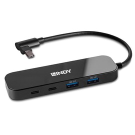 LINDY 4 Port USB 3.2 Gen 2 Hub, 43334