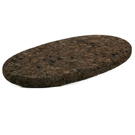 Dark Cork Trivet (Oval), Various Sizes, 29 x 16 cm