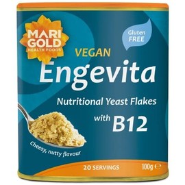 Marigold Health Foods Engevita Yeast Flakes with Vitamin B12 100g - Vegan & Gluten Free - Rich Source of B Vitamins and Minerals (Pack of 6)