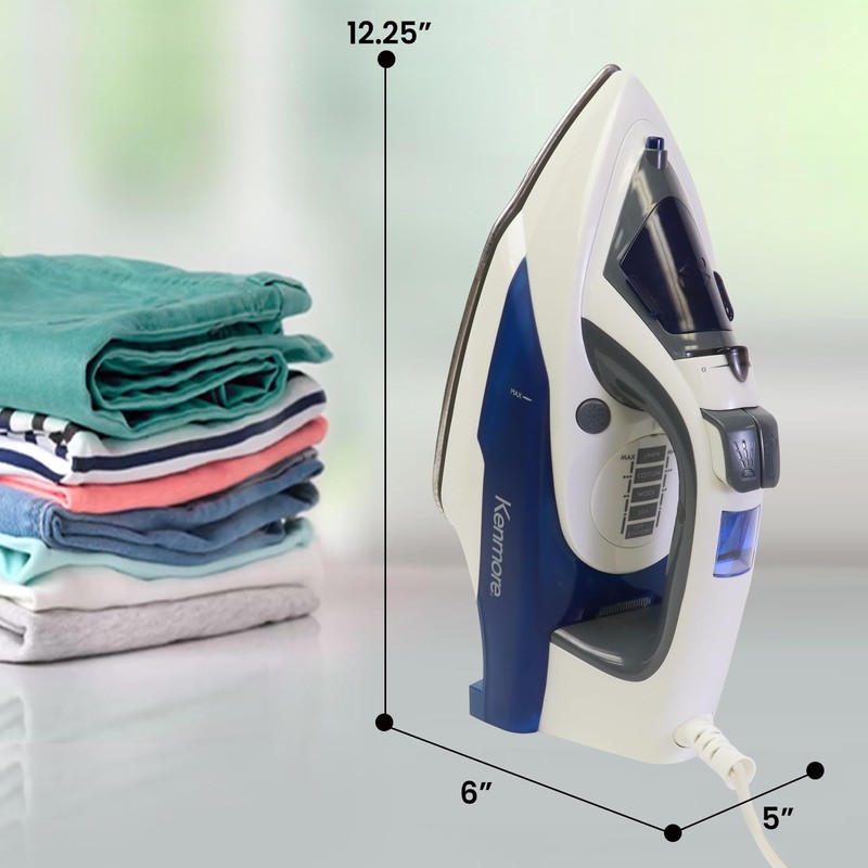 Kenmore Digital Steam Iron - Electric Plancha With Steamer For