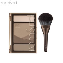 ROMAND Better Than Contour + Brush Set 2items, Shade:02 Gray Cool