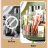 AWYSUN Makeup Perfume Brush Organizer, 360° Rotating Makeup Organizer Tray,