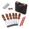 Juego Cincel Madera Tallado Carpintero Formon Gubia Kit 10pz