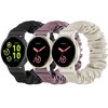 Stretchy Scrunchie Bands Compatible with Garmin Vivoactive 5/6, 20mm Nylon