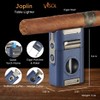 Visol Joplin Quad Torch Multi-Tool Table Lighter, Built in Guillotine