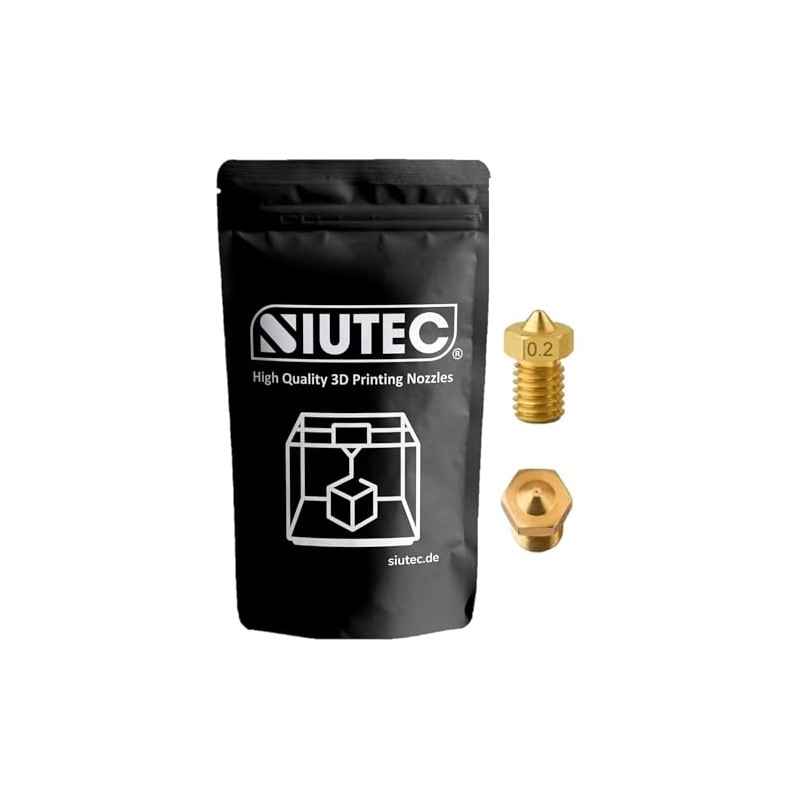 V5/V6 Premium Nozzle/Nozzle, 0.2 mm, Brass/Brass, 1.75 mm, Set of