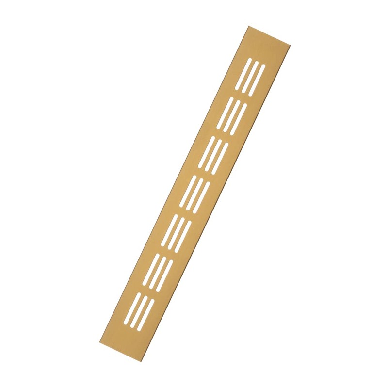 40x300mm Air Vent Cover - Aluminium Ventilation Grille - Gold