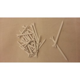 2 3/4" ECO RRT White 75 ct. Quality Golf Tee