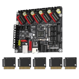 BIGTREETECH SKR 3 EZ Mainboard + EZ2209 V1.0 Stepper Motor Driver 5PCS, Support Marlin &Klipper Firmware 3D Printer Upgrade kit