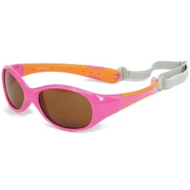 KOOLSUN - Flex - Children's Sunglasses - Hot Pink Orange - 3-6 Years - UV400 - Category 3