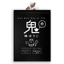 Mizutama Farm Demon Stick Roasted Tea Bag 0.1 oz (4 g) x 50 Bags △ [Decaffeinated and Decaffeinated Tea] (Demon But Gentle Roasted Tea, Made in Japan, 0 Years Old, Demon Stick Tea Pack)