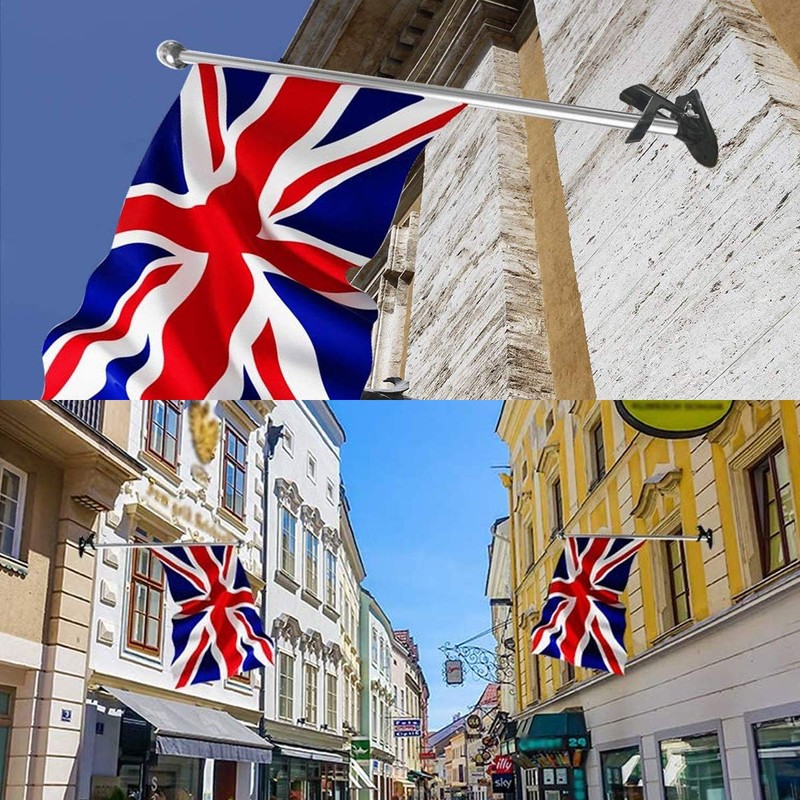 RoadLoo Flag Pole Holder, 2 Pieces Made of Aluminium Alloy