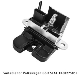 Rear Tailgate Boot Lock Latch Actuator for Golf MK5 MK6, TOURAN, Passat B6 B7, Polo 6R, Seat Altea Leon - Trunk Lid Liftgate Lock - Replacement for 1T0827505H, 1T0827505F9B9, 5K0827505A