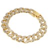 Cuban Bracelet Cuban Boutique Rhinestone Jewelry Hip Hop Couple Bracelet