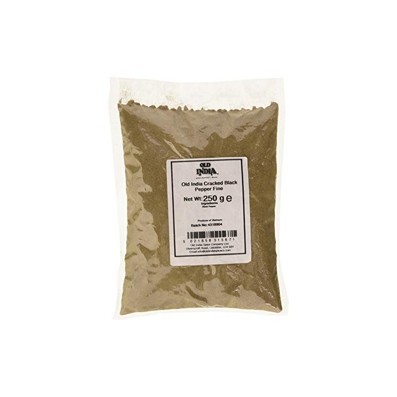 Old India Cracked Black Pepper Fine 250 g