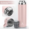 Vacuum Insulated Flask 700ml/23.6oz Stainless Steel Thermo Bottle with Cup