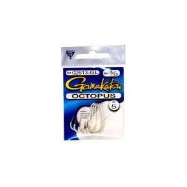 Octopus Hook, Size: (5 Pack) Glow, 1/0