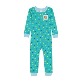 CoComelon - Pijama Unisex de algodón sin pies para niños, JJ Outfit - Azul, 24 Meses