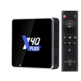 Ugoos X4Q Plus 4GB RAM 64GB ROM Amlogic S905X4 Android 11 TV Box 2.4G/ 5G Dual WiFi BT 5.1 USB 3.0 Ethernet 1000M Supports AV1 4K HDR Set Top tv Box
