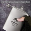 Ti Flask 250ml Portable Whisky Flask for Men Outdoor Camping