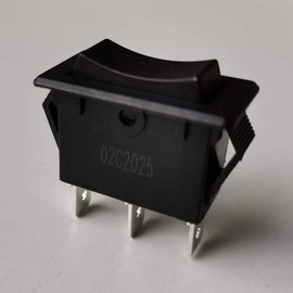 2 Pieces HY35D Rocker Switches 3 Pins Pushbutton Switch from KEDU On-Off-On Arc Switches for Household Appliances and Small Industrial Equipment 125/250V 16/12A 5E4 CE