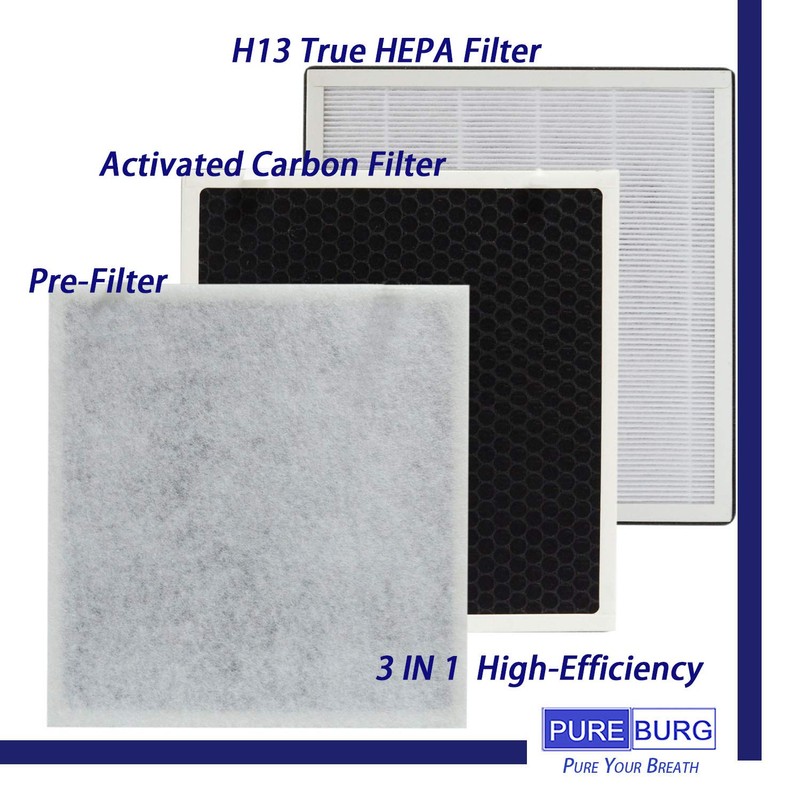 PUREBURG Replacement Filter Compatible with InvisiClean Aura IC-5018 Aura II