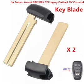 Unbranded 2XUncut Insert Emergency Key Blade Fob for Subaru BRZ Forester WRX STI Crosstrek