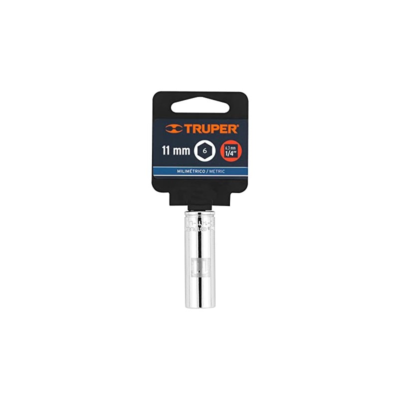 Truper D-1411-LM, Dado largo de 6 puntas mm, 11 mm,