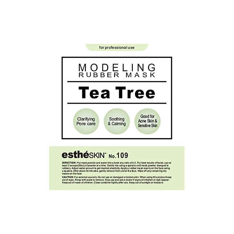 estheSKIN No.109 Tea Tree Modeling Mask Powder for Professional Facial