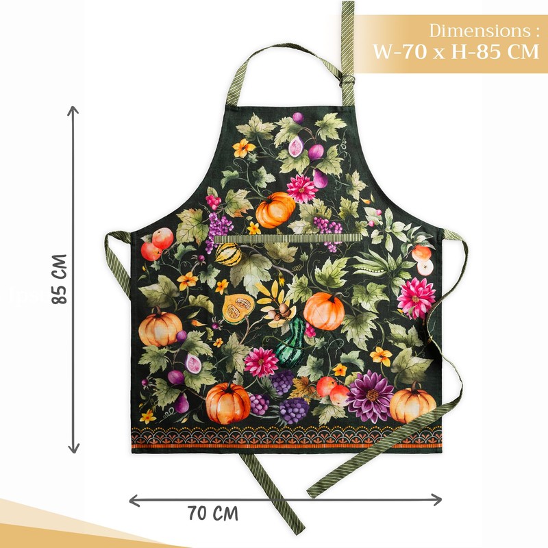 Maison d' Hermine 100% Cotton 1 Piece Kitchen Apron with