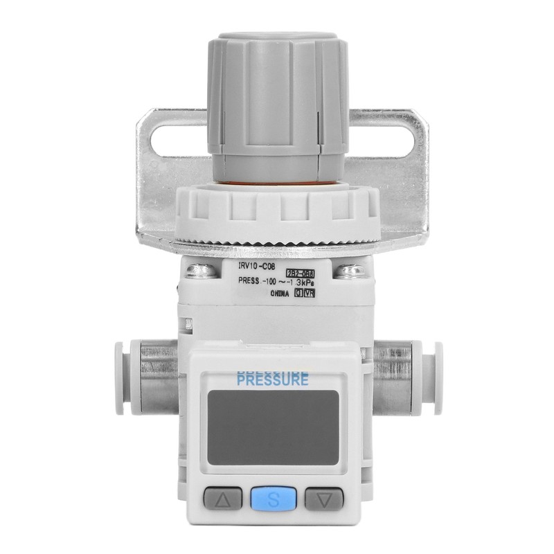 Air Pressure Regulator with Bracket Digital Pressure Gauge Pneumatic Vacuum