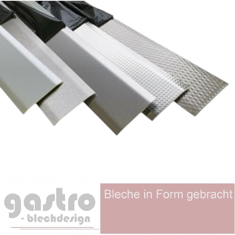 Gastro-Blechdesign Transition Profile - 125 x 6 cm - Door
