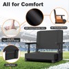 HOPERAN Stadium Seats with Back Support - Bleacher Chairs with