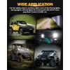 Auxbeam 4In 90W Round Led Offroad Lights, 2PCS 9000LM Led
