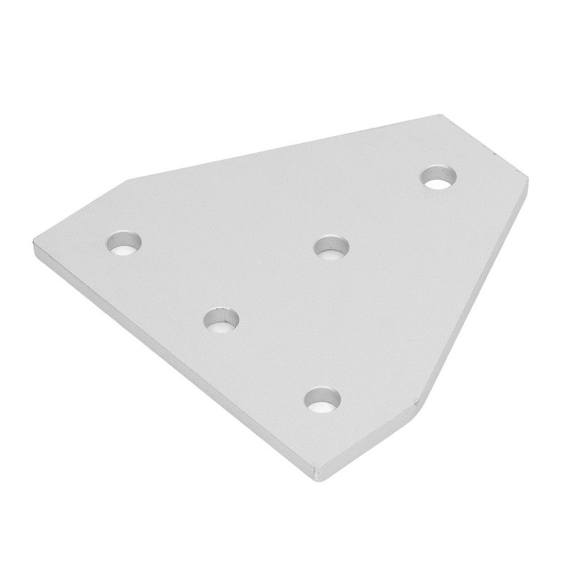 5Pcs Tie Plate 5 Holes Aluminum Robust Reinforced Connecting Mending