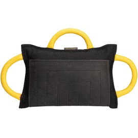 Viper Bite Pillow with 3 Handles – Interactive Dog Toy & Durable Training Tool for Strong Bite & Drive Development | Jute, Leather, French Linen, Extra Strong Jute or Replaceable Cover