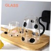 GRIRIW 1Set One Person Cartoon Cow Shaped Glass Water Jug
