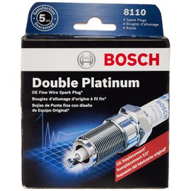 Bosch 8110 - Bujía de platino doble (3 veces más larga vida útil)