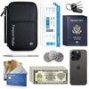 Asnews Passport Holder, Family Travel Wallet and Document Holder, Water-Resistant